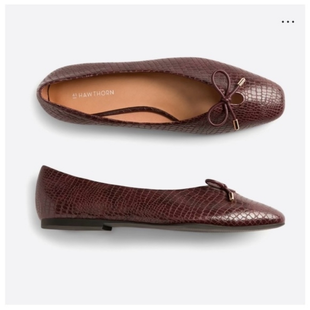 Leather Ballet Flats